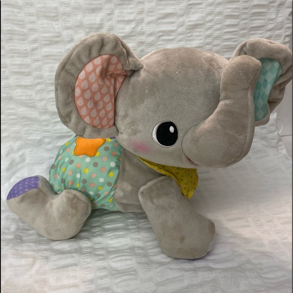 🛒Markdown 🛒VTech Explore and Crawl Elephant Plush Baby & Toddler Toy - Gray - Picture 2 of 5